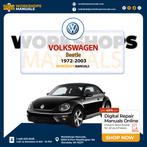 VW Volkswagen Beetle 1972-2003 Workshop Repair Service Manual