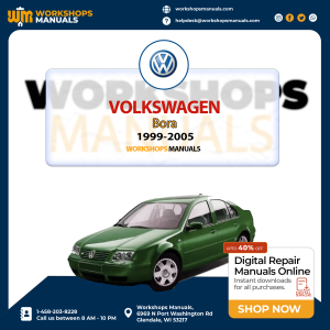 VW Volkswagen Bora 1999-2005 Workshop Repair Service Manual