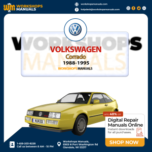 VW Volkswagen Corrado 1988-1995 Workshop Repair Service Manual